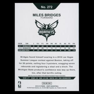 Miles Bridges RC 2018-19 Hoops Rookie Hornets