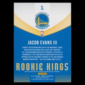 Jacob Evans III 2018-19 Donruss Rookie Kings Warriors