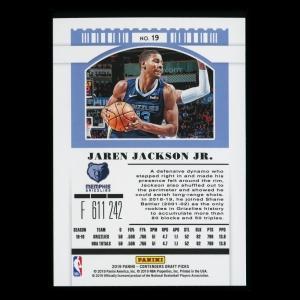 Jaren Jackson Jr. 2019 Contenders Draft Picks Season Ticket Grizzlies