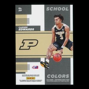 Carsen Edwards RC 2019 Contenders Draft Picks Rookie School Colors Boilermakers/Celtics