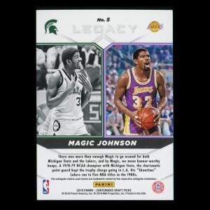 Magic Johnson 2019 Contenders Draft Picks Legacy Lakers