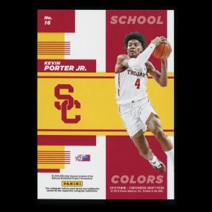 Kevin Porter Jr. RC 2019 Contenders Draft Picks Rookie School Colors Trojans/Cavaliers