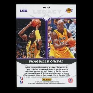 Shaquille O'Neal 2019 Contenders Draft Picks Legacy Lakers