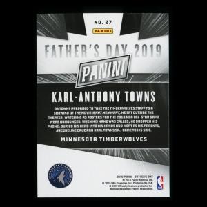 Karl-Anthony Towns 2019 Father's Day Timberwolves