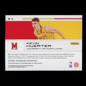 Kevin Huerter RC 2018 Contenders Draft Picks Rookie School Colors Hawks