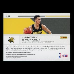 Landry Shamet RC 2018 Contenders Draft Picks Rookie School Colors Clippers