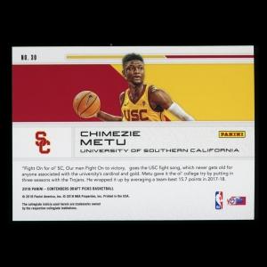 Chimezie Metu RC 2018 Contenders Draft Picks Rookie School Colors Spurs