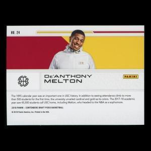 De'Anthony Melton RC 2018 Contenders Draft Picks Rookie School Colors Grizzlies
