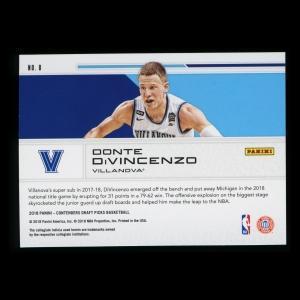 Donte DiVincenzo RC 2018 Contenders Draft Picks Rookie School Colors Bucks