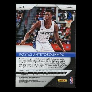 Kostas Antetokounmpo RC 2018-19 Prizm Hyper Rookie Mavericks