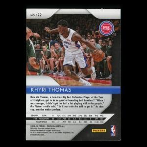 Khyri Thomas RC 2018-19 Prizm Rookie Pistons