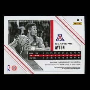 DeAndre Ayton RC 2018 Contenders Draft Picks Rookie Game Day Ticket Suns