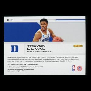 Trevon Duval RC 2018 Contenders Draft Picks Rookie School Colors Iowa Wolves