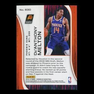 De'Anthony Melton RC 2018-19 Chronicles Rookie & Stars Suns