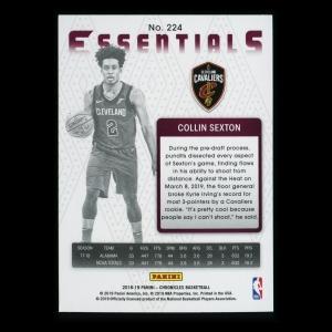 Collin Sexton RC 2018-19 Chronicles Essentials Pink Rookie Cavaliers