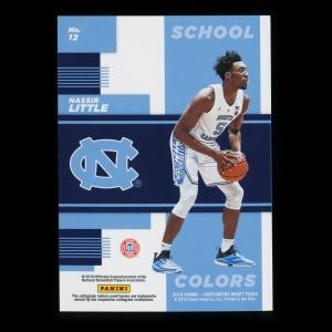 Nassir Little RC 2019 Contenders Draft Picks Rookie School Colors Tar Heels/Trail Blazers