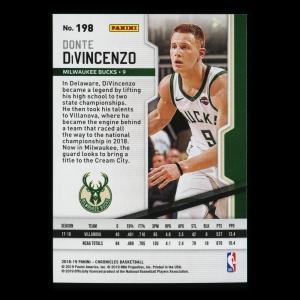 Donte DiVincenzo RC 2018-19 Chronicles Playoff Pink Rookie Bucks