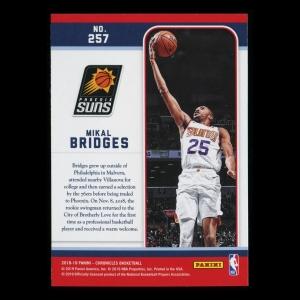 Mikal Bridges RC 2018-19 Chronicles Marquee Suns