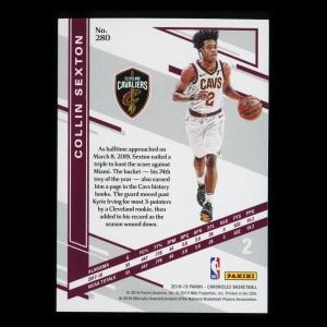 Collin Sexton RC 2018-19 Chronicles Elite Pink Rookie Cavaliers