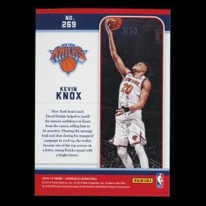 Kevin Knox RC 2018-19 Chronicles Marquee Knicks