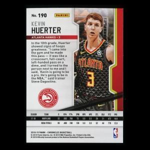 Kevin Huerter RC 2018-19 Chronicles Playoff Rookie Hawks