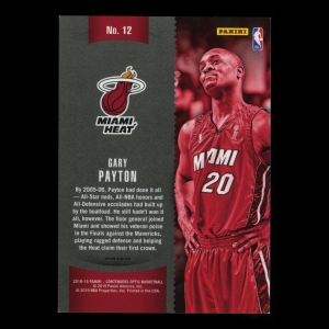 Gary Payton 2018-19 Contenders Optic Winning Tickets Heat