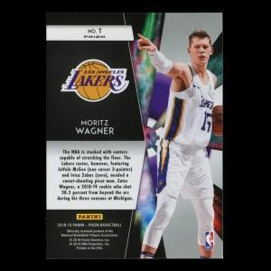 Moritz Wagner RC 2018-19 Prizm Freshman Phenoms Lakers