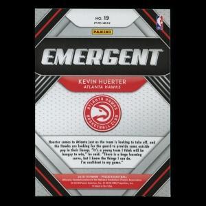 Kevin Huerter RC 2018-19 Prizm Emergent Silver Hawks