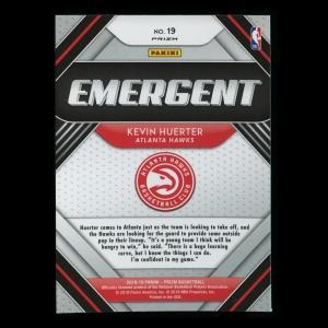 Kevin Huerter RC 2018-19 Prizm Emergent Silver Hawks
