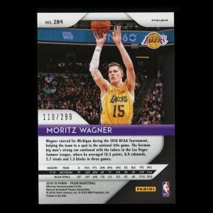 Moritz Wagner RC 2018-19 Prizm Red Rookie Lakers 110/299