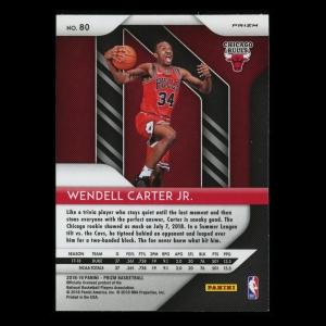Wendell Carter Jr. RC 2018-19 Prizm Pink Cracked Ice Rookie Bulls
