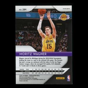 Moritz Wagner RC 2018-19 Prizm Pink Cracked Ice Rookie Lakers