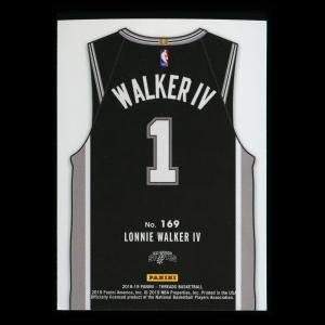 Lonnie Walker IV RC 2018-19 Threads Icon Jersey Rookie Spurs
