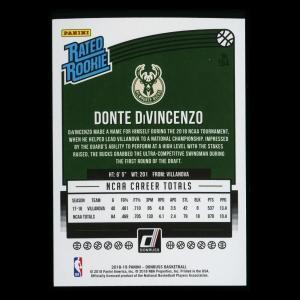 Donte DiVincenzo RR 2018-19 Donruss Rated Rookie Bucks