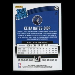 Keita Bates-Diop RR 2018-19 Donruss Rated Rookie Timberwolves
