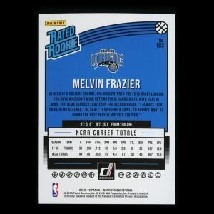 Melvin Frazier RR 2018-19 Donruss Rated Rookie Magic