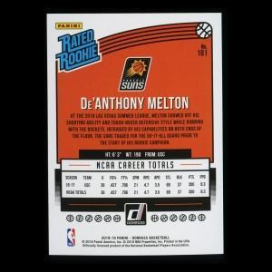 De'Anthony Melton RR 2018-19 Donruss Rated Rookie Suns