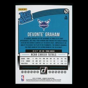 Devonte Graham RR 2018-19 Donruss Rated Rookie Hornets