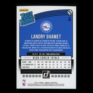 Landry Shamet RR 2018-19 Donruss Rated Rookie 76ers