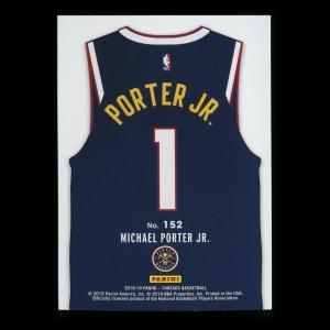 Michael Porter Jr. RC 2018-19 Threads Icon Jersey Dazzle Rookie Nuggets