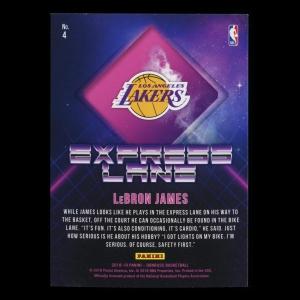 LeBron James 2018-19 Donruss Express Lane Lakers