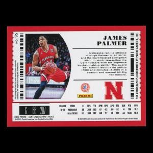 James Palmer 2019 Contenders Draft Picks College Ticket Auto Clippers