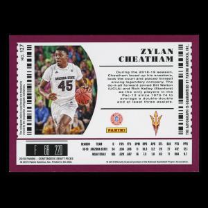 Zylan Cheatham 2019 Contenders Draft Picks College Ticket Auto Pelicas