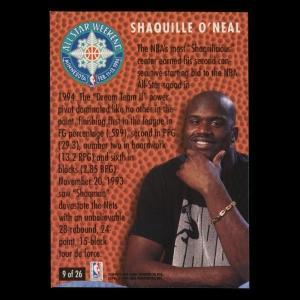 Shaquille O'Neal 1994-95 Fleer Minnesota All-Star Weekend Magic