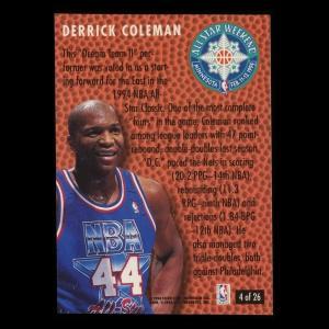 Derrick Coleman 1994-95 Fleer Minnesota All-Star Weekend Nets