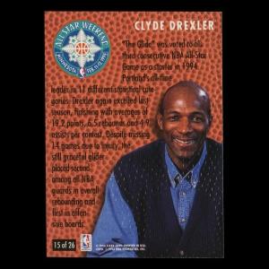Clyde Drexler 1994-95 Fleer Minnesota All-Star Weekend Trail Blazers