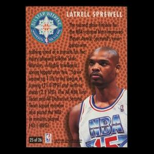 Latrell Sprewell 1994-95 Fleer Minnesota All-Star Weekend Warriors