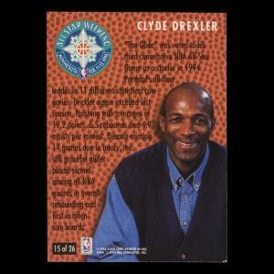 Clyde Drexler 1994-95 Fleer Minnesota All-Star Weekend Trail Blazers