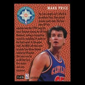 Mark Price 1994-95 Fleer Minnesota All-Star Weekend Cavaliers