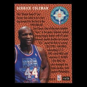 Derrick Coleman 1994-95 Fleer Minnesota All-Star Weekend Nets